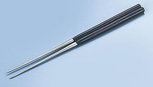 New 16.5 cm./6.25" Stainless Steel Moribashi w/Ebony Handle Made in Japan