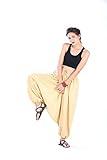 CandyHusky Men's Plus Size Rayon Baggy Yoga Harem Pant