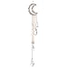 Fvermecky Vintage Crystal Hair Clips Tassel Drop Star Moon Hair Clips Bobby Pins For Women Girls Hair Accessories 4 Colors (Rose Gold)