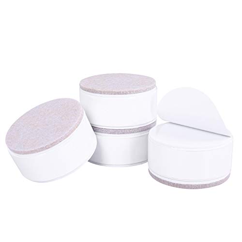 Floor Support Riser Round Ezprotekt 1.2 Inch Bed and Furniture Risers, Heavy Duty Round Sofa ...