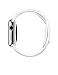 Apple Watch 38mm Stainless Steel Case w/ White Sport Band