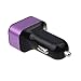 Ularmo 2015 New Hot Car Universal 12V 3Port USB DC Charger Adapter For iPhone Androind Cellphone (purple)