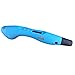Scribbler 3D Pen V3 New Awesome Design Model Printing Drawing 3D Pen with LED Screen Different Colors, Blue