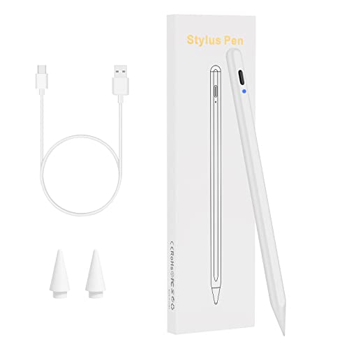 koucoaka Stylus Pen for iPad - Stylus Pencil with Palm Rejection,Tilt,Magnetic Function - Compatible with 2018-2021 iPad Pro (11/12.9 Inch) iPad 6th/7th/8th,iPad Mini 5th,iPad Air 3rd/4th Gen