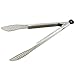 Food Tongs, Newness Modern Design Kitchen Tongs - Serving Tongs - Food Tongs, 10.8 Inches Food Grade 304 Stainless Steel Locking Tongs Serving as Cooking Utensil