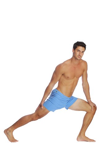 4-rth Fusion Gym Short (M, Ice Blue)