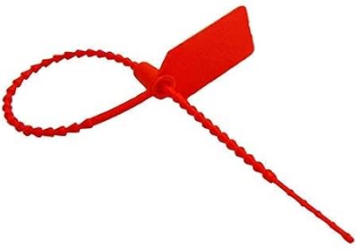 FSSS Ltd Fire Extinguisher Safety Seal Red Pack of 25 Security Ties