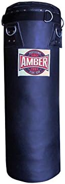 Amber Fight Gear Leather Heavy bag Filled, 70 lb