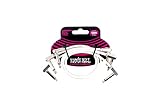 Ernie Ball Stage and Studio Patch Cable, White, 12