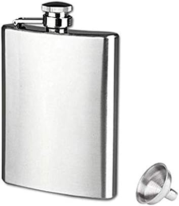 Mini Portable Hip Flask 4 5 6 7 8 9 10 18 oz Stainless Steel Hip Liquor Alcohol Bottle Flask with Cap Funnel