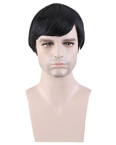Men's Black Hair Wig