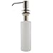 VAPSINT Modern Commercial Brushed Nickel Liquid Built In Deck Mount Soap Dispenser Pump, For Kitchen Sink Faucet
