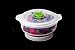 Collapsible Silicone Bowl Set with Vented Lid - 3 Piece. Ideal for Microwave or Oven Thawing/Reheating . Use for Lunches, Hiking, Camping and Salads - Excellent for Freezing and Daily Use