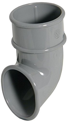 O SO' EEZY RBM3W White 50mm Downpipe Shoe Miniflo Guttering for shed, Porch, Conservatory, Out Building, etc Full Range