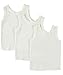Big Oshi Baby 3 Pack Sleeveless Undershirt Tank - PLK-804 - White, 0-3 Months