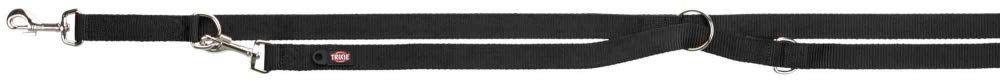 Trixie Premium Adjustable Dog Leash, X-Small/Small, Black