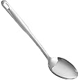 IMEEA 12.8-Inch Cooking Spoon SUS304 Stainless Steel Basting Spoon Large Serving Spoon Big Metal Spoon