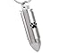 Casket Etcetera PAW PRINT WITHIN BULLET Pet Cremation Jewelry Urn Necklace Keeps Your Love Ones Ashes Safe