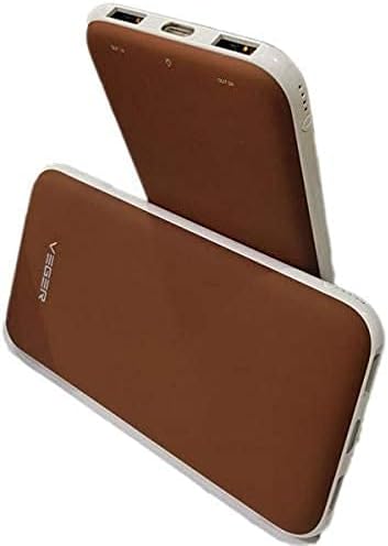 VEGER 25000mAh Power Bank Brown Color Amp output price in Saudi