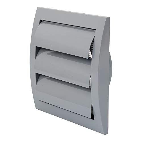 4'' Exhaust Hood Vent Grey Air Vent Cover, HVAC Exhaust Vent Duct