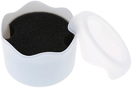 Hommee Jewelry Watch Gift Box Round Plastic Single Watch Box Storage Case Black
