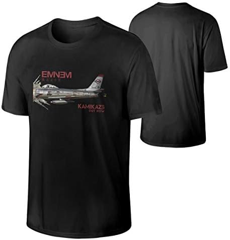 IkedaEriko Men Eminem Kamikaze Music Band Lightweight Hip Pop Cotton Tshirts M Gift Black