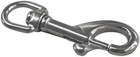 Yacht Steel swivel eye bolt snap 9x62mm