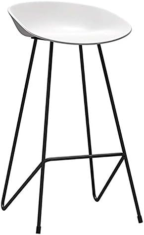 XNLIFE Simple Bar Stool Solid Steel Bar Stool Simple High-grade Wrought Iron Stool High Stool Comfort Seat Lounge Chair Kitchen Breakfast Counter Music School Cafe Bar For Kitchen Or Bar
