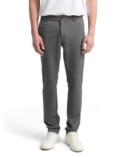TOM TAILOR 1044853 Pantalón, 39126-dark Grey Herringbone Design, 28W / 34L Hombres