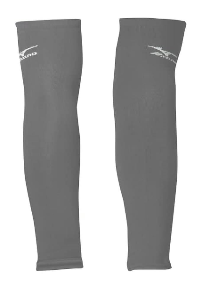 Mizuno Arm Sleeves, Grey, OSFM Image