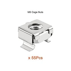 uxcell 55 Pack, M6 Cage Nut, 304 Stainless Steel
