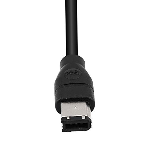 Yeung Qee IEEE 1394B Firewire 800 to 400 9 pin to 6 pin Cable 6ft, Firewire 800 9 Pin/6 Pin Male/Male (9 pin to 6 pin)