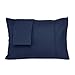 Nestl Pillowcases for Kids - Navy Blue Double Brushed Microfiber Toddler Pillow Cover - Machine Washable - Toddler Pillowcase 14 x 19-1800 Series Premium Pillow Case Set of 2