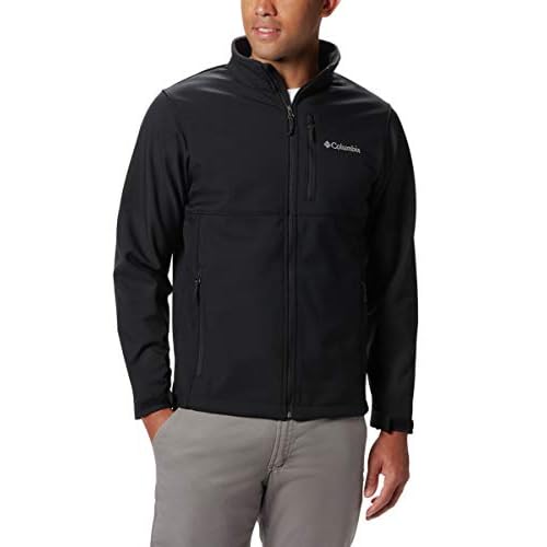 columbia men's softshell hooded jacket