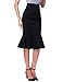 Kate Kasin Women Elegant High Waist Work Fishtail Party Skirts L K241-1