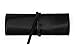 ECOSUSI Pencil Case Pencil Pouch Pen Bag PU Leather Pouch Roll Up Purse for Work, Office, Black