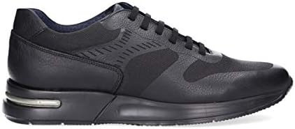 CALLAGHAN Men's 91309BLACK Black Leather Sneakers