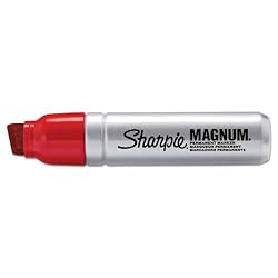 Sharpie Permanent Marker Magnum Red - Pack of 12