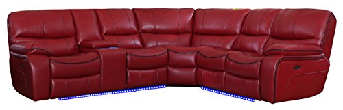 Best red fabric sectional sofa