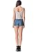 Aphratti Women's Sleeveless V-Neck Crochet Crop Top Shirt