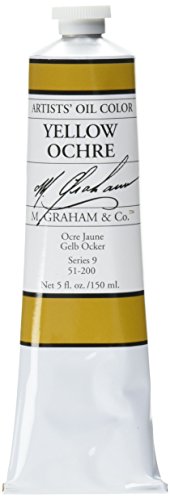 M. Graham Artist Oil Paint Yellow Ochre 5oz Tube