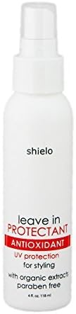 Leave In Heat Protector for Hair - Removes frizz, and protects hair from heat damage by Shielo