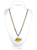 NBA Mardi Gras Beads with Medallion
