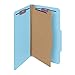 Smead Pressboard Classification File Folder with SafeSHIELD Fasteners, 1 Divider, 2