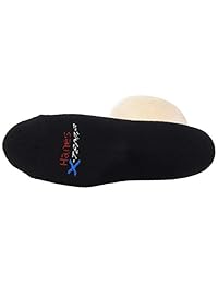 Calcetines tobilleros activos negros Hanes para hombre (talla 6-12)