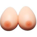 E-FAK 1 Pair Silicone Breast Forms Bra Enhancer Inserts TV TG
