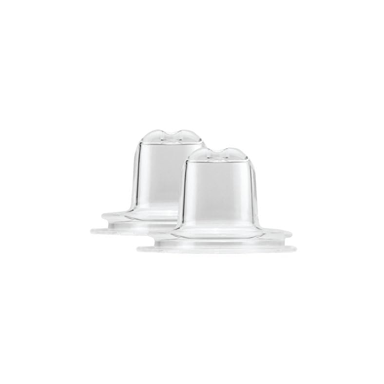 Dr. Brown’s Milestones Options+ Sippy Spouts, 2-Pack Narrow, Soft 100% Silicone Baby Bottle Sippy Spout, 6m+