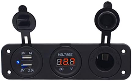 Car Socket Distributor 12V / 24V with Dual USB Port RV Yacht Boat Mobile Phone Adapter Dual Aperture for iPhone IPad, Samsung, GPS, Dashcam, Radar Detector, ...