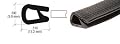 CRL QuickEdge Pinch Top Single Lip Trim Grips Edges From .060 in to .170 in - 100 Feet