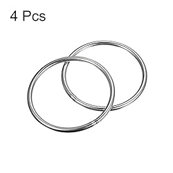 uxcell 304 Stainless Steel O Rings, 4pcs